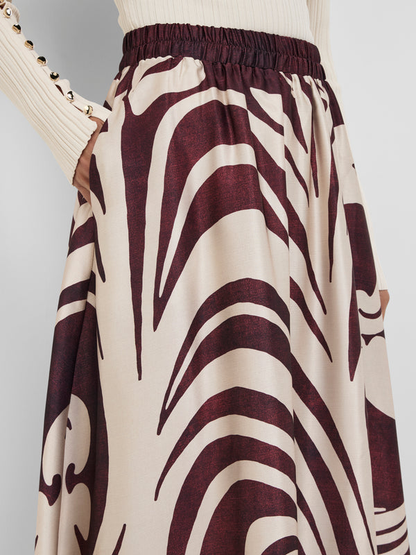 INES MAXI SKIRT, close-up detail