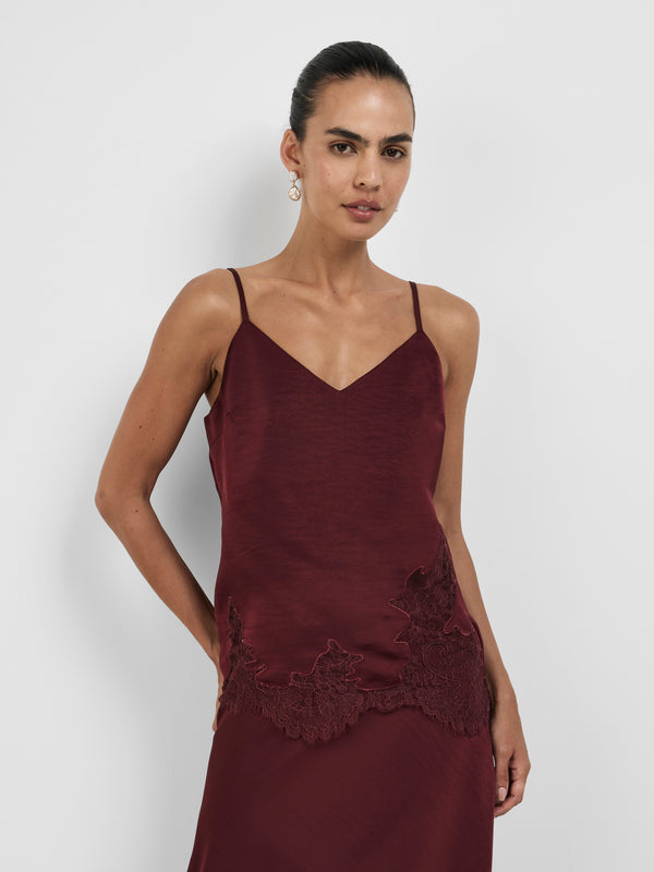 MIYAH TOP, close-up detail on size 8 model
