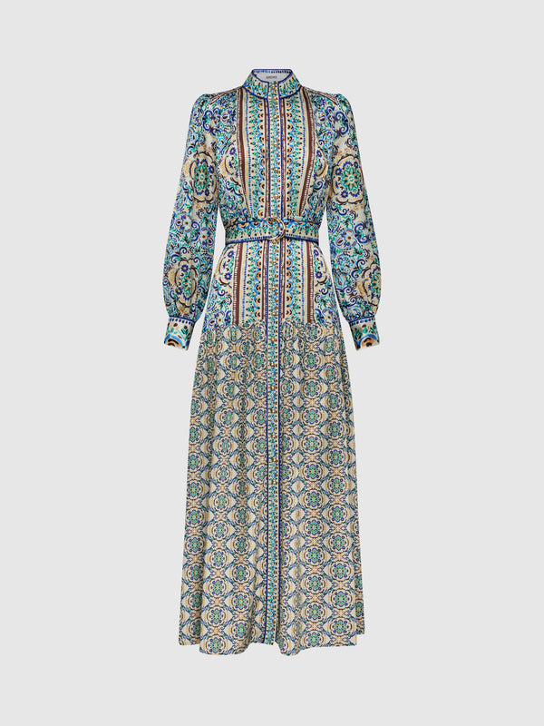 MYRA MAXI DRESS, flat lay