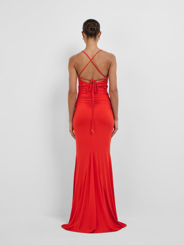 MILA GOWN, back view