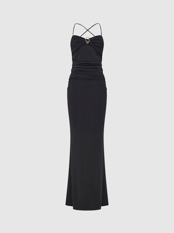 MILA GOWN, flat lay