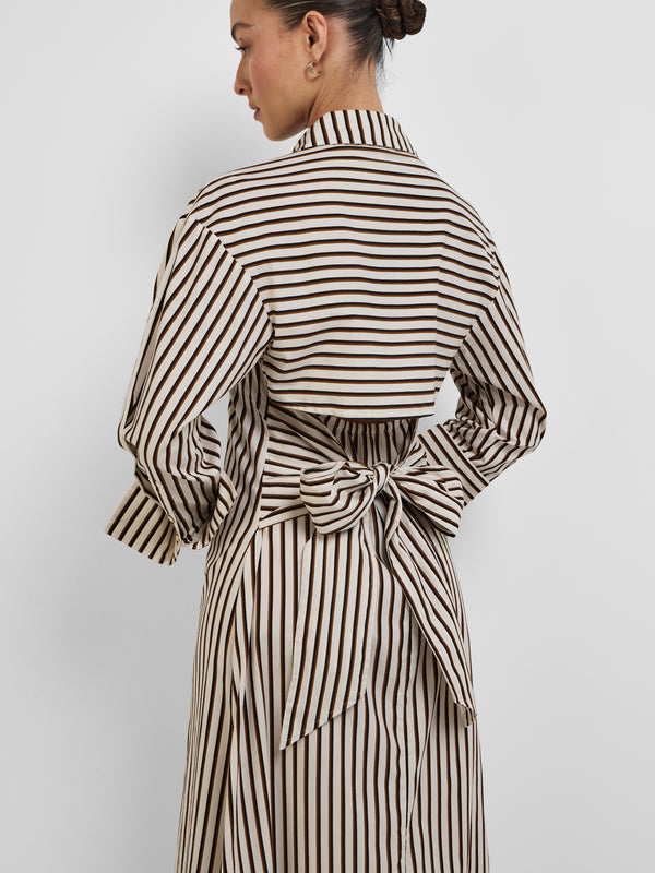 AVA MIDI DRESS, back view