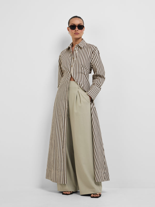 AVA MIDI DRESS, front view