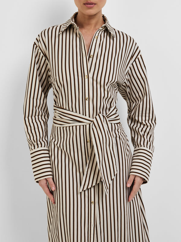 AVA MIDI DRESS, close-up detail