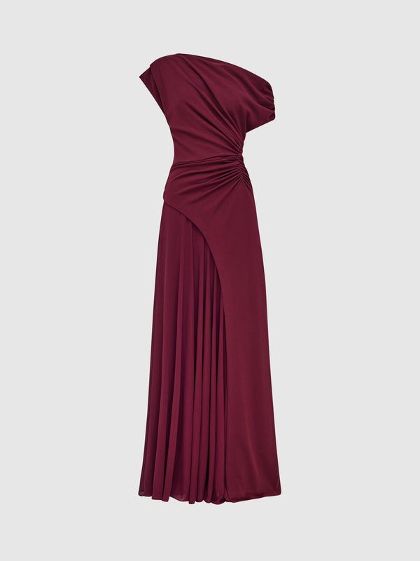 CELINE MAXI DRESS, flat lay