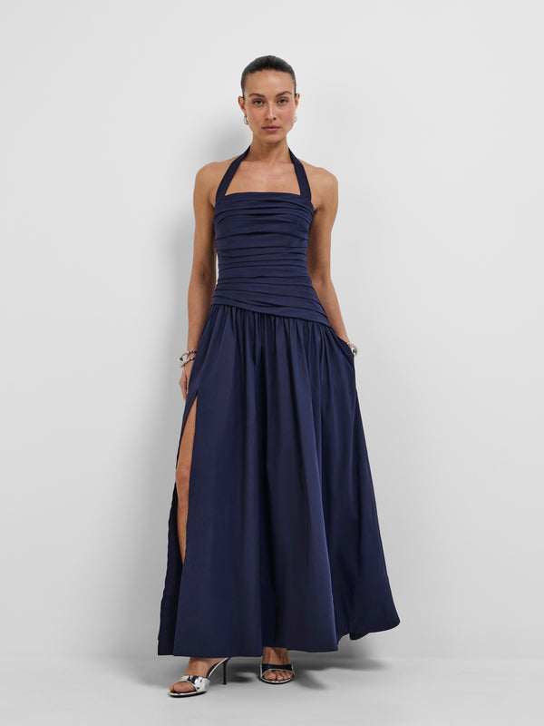 LULU DRESS, front view on size 8 model