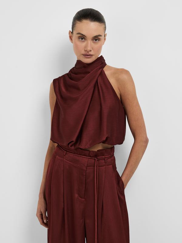 GRACIE TOP, close-up detail on size 8 model