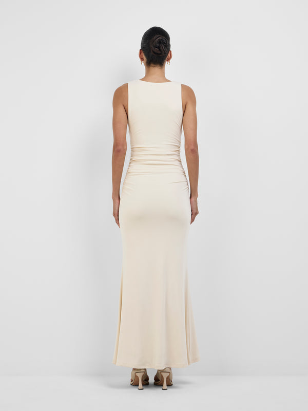 LUNA MIDI DRESS, back view