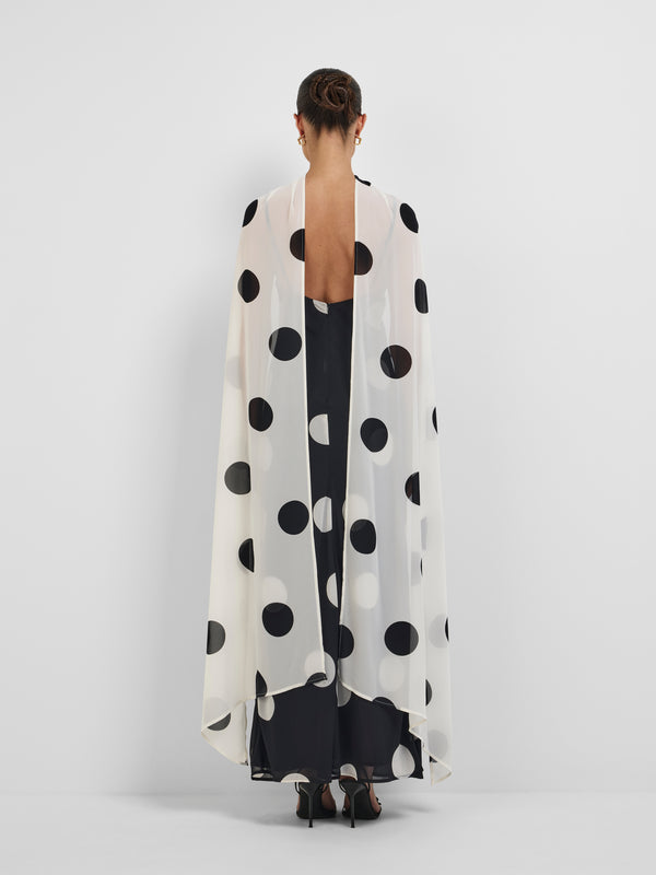 NIA GOWN, back view