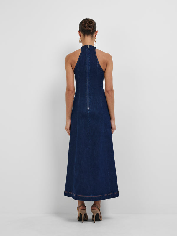 AURORA MIDI DRESS, back view