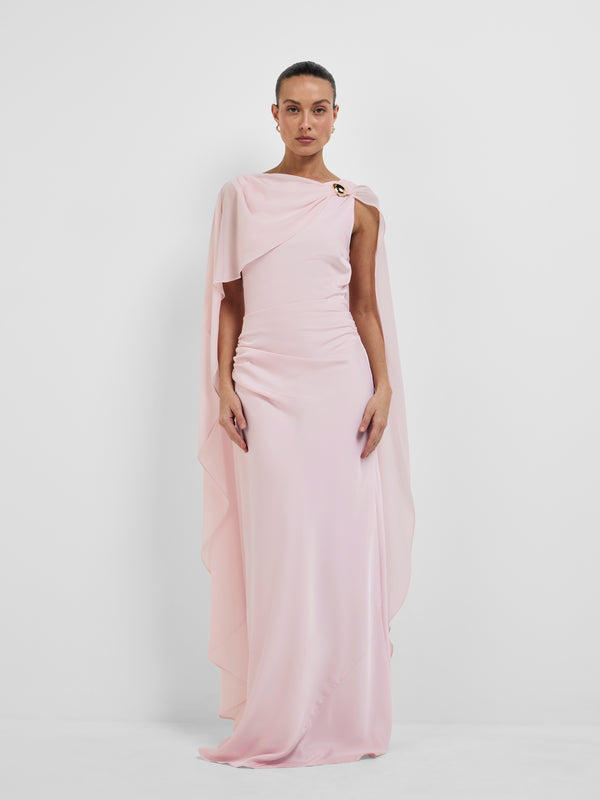 SOFIA GOWN, front view on size 8 model