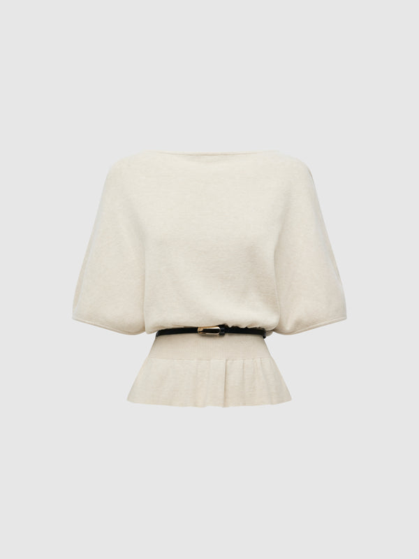 MOLLY KNIT TOP, flat lay