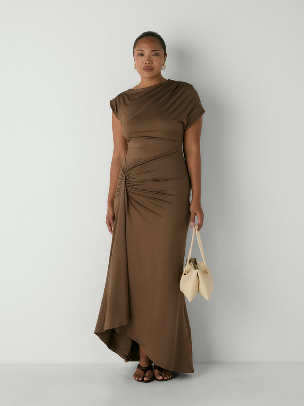 VERA DRESS, front view on size 12 model