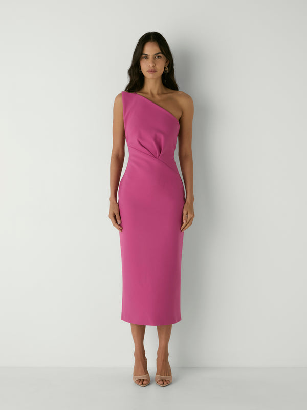 LISA DRESS, front view on size 8 model