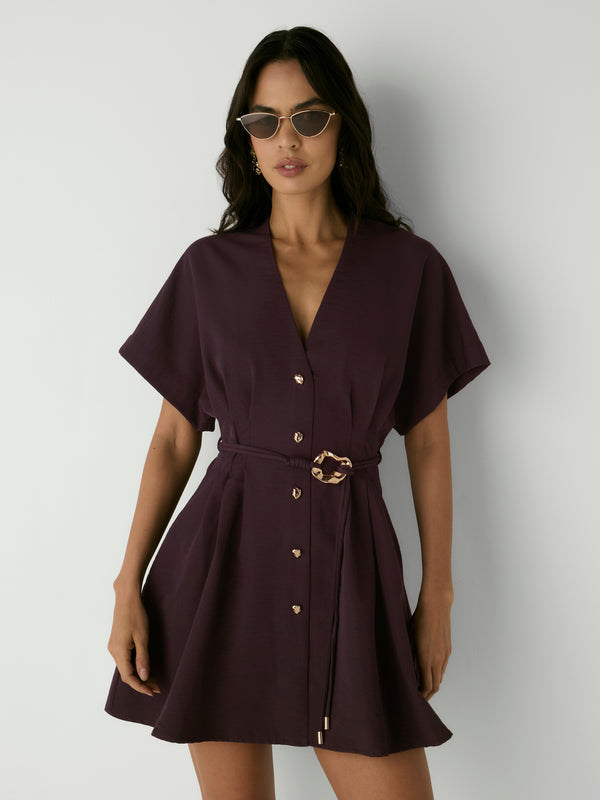 ELLIOT MINI DRESS, close-up detail