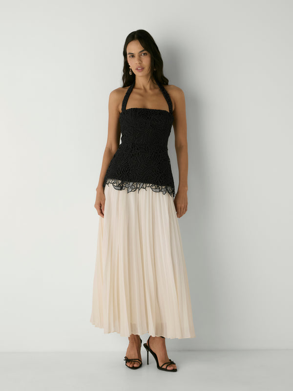 VALENTINA MAXI DRESS, front view on size 8 model