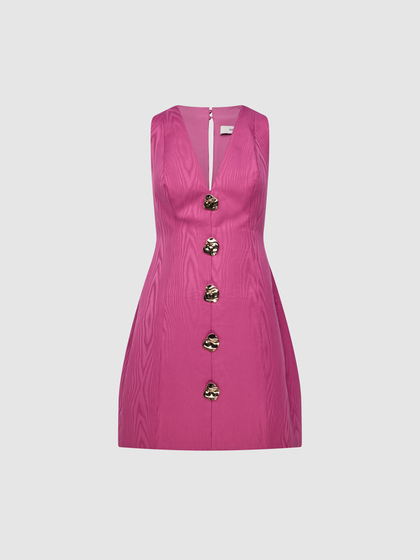 WATER WAVE MINI DRESS, flat lay