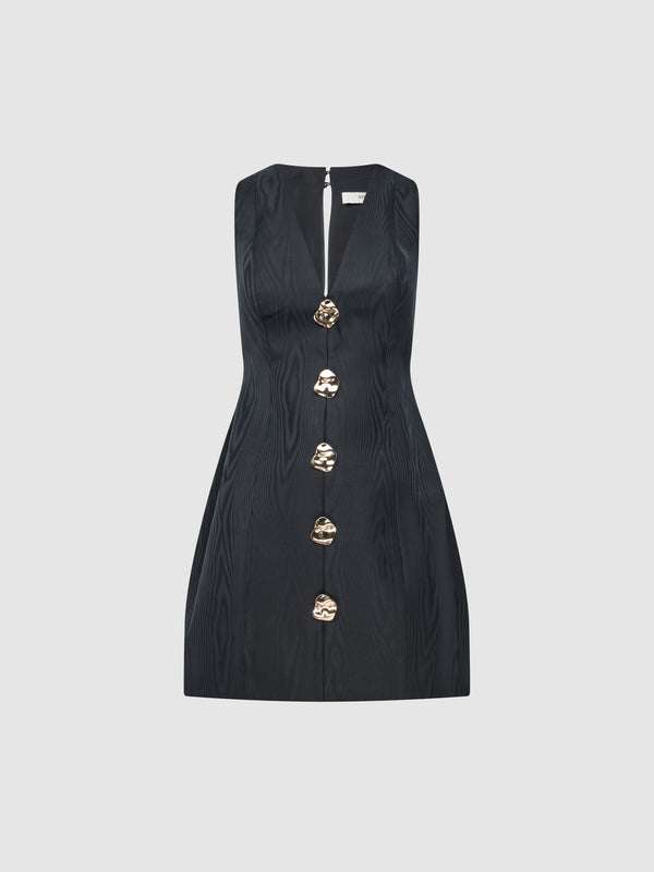WATER WAVE MINI DRESS, flat lay