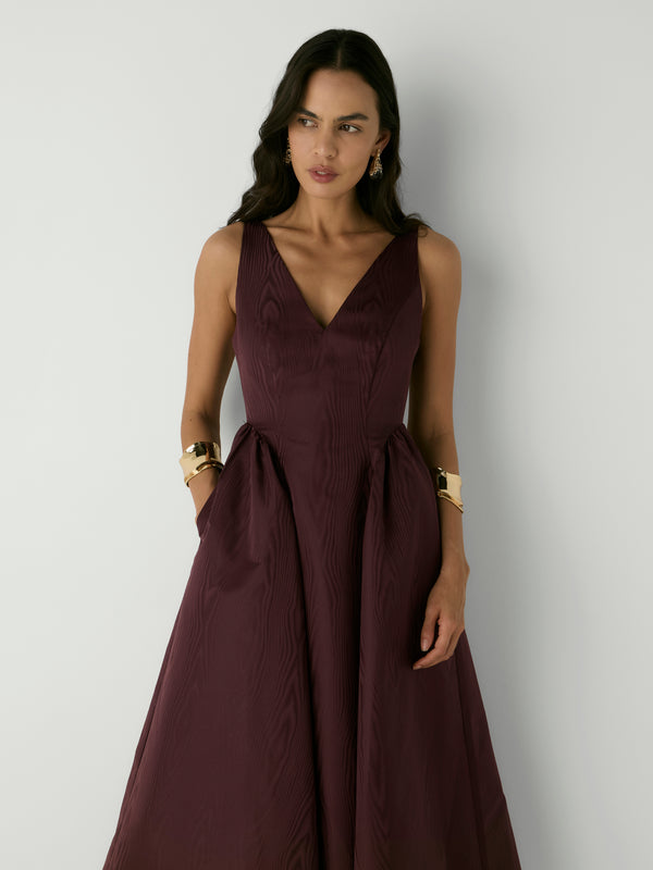 WATER WAVE MAXI DRESS, close-up detail