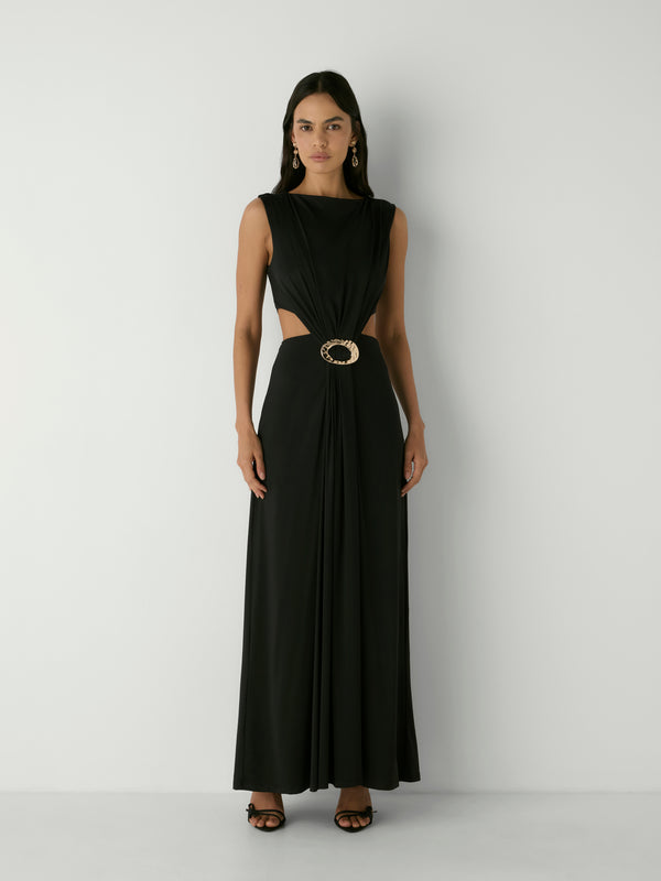 ANDI MAXI DRESS, front view on size 8 model