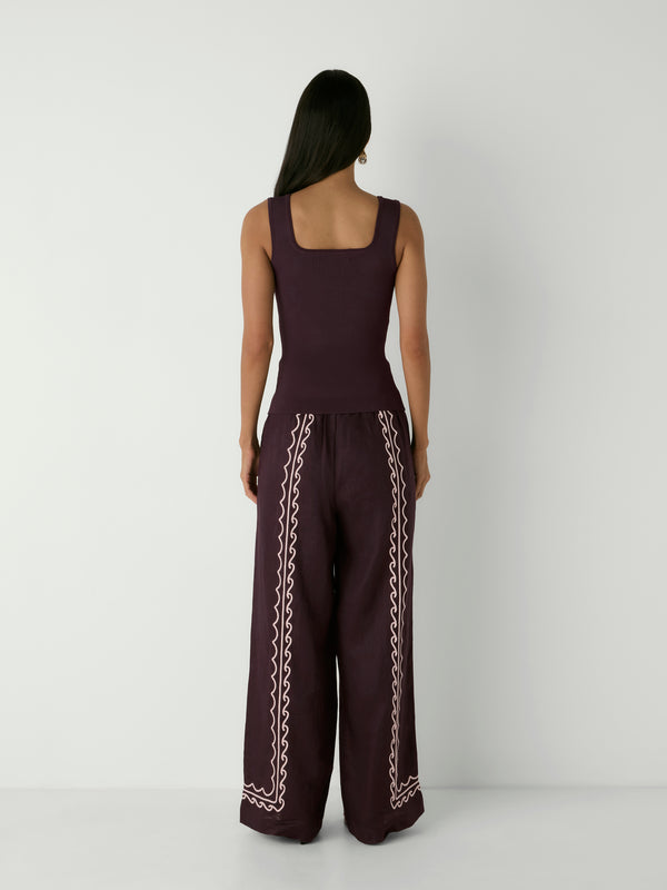KAIA TOP, back view