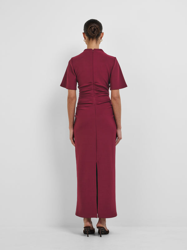 AMBER MIDI DRESS, back view