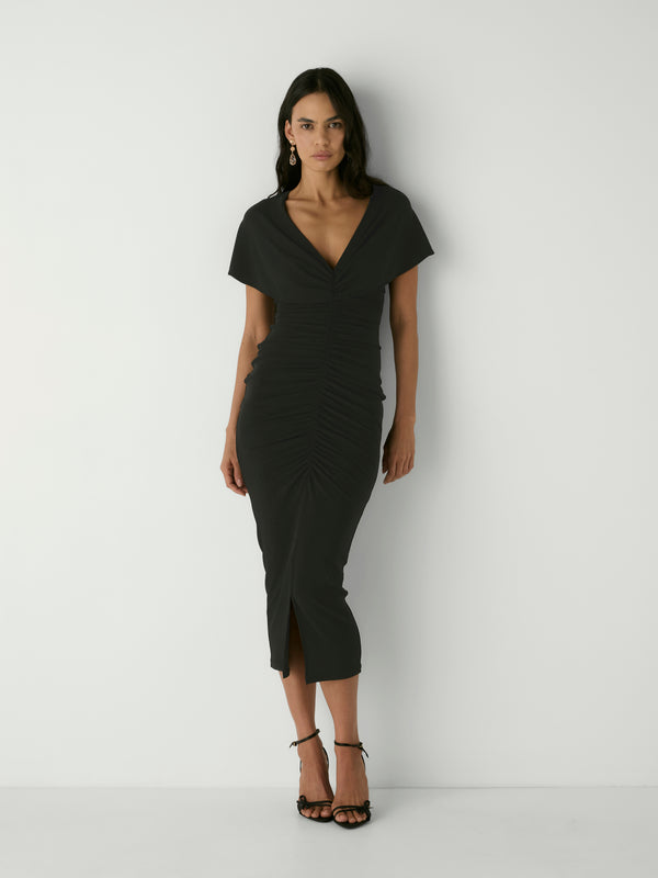 NICOLE DRESS, front view on size 8 model