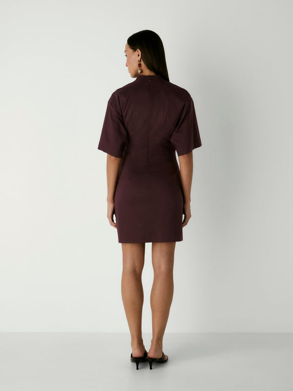 TARA MINI DRESS, back view