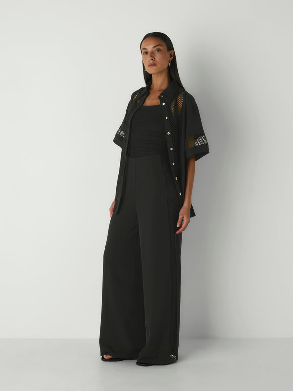 NOLA PANT, front view on size 8 model
