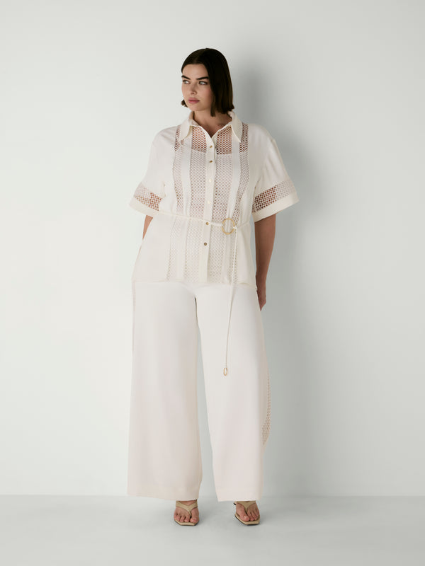 NOLA PANT, front view on size 16 model