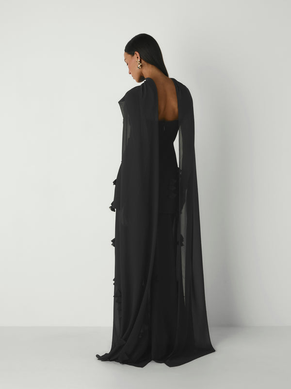 ARIA MAXI DRESS, back view