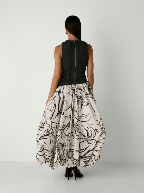 MELODI MAXI DRESS, back view