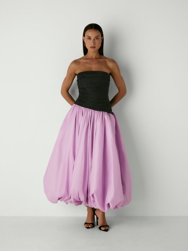 MAISHA MAXI DRESS, front view on size 8 model