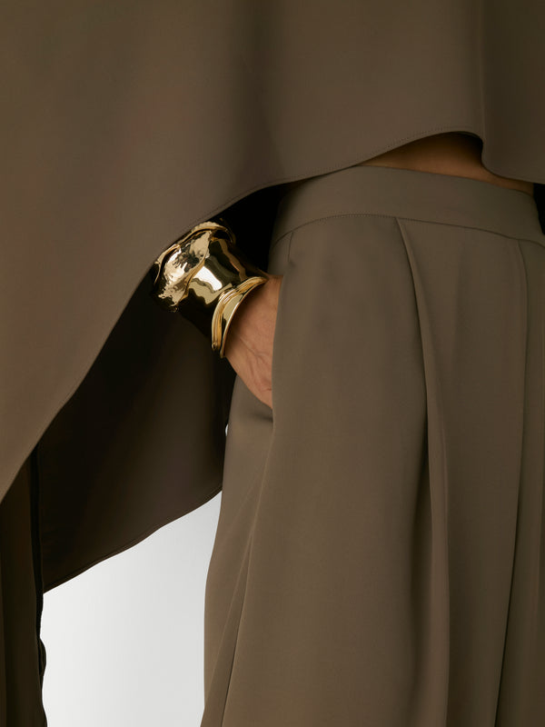 FAE CAPE AND CAMI, close-up detail