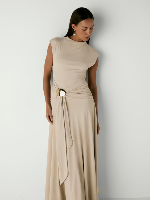 SHIMA MAXI DRESS, close-up detail
