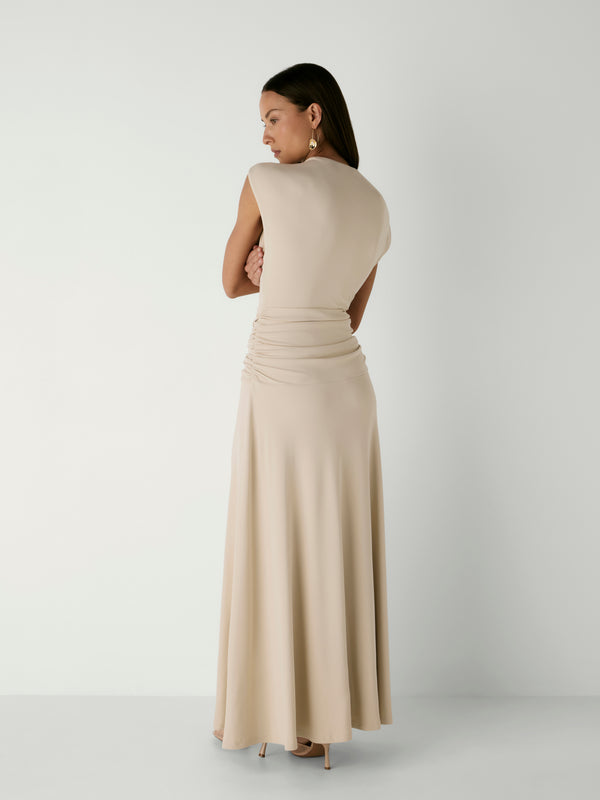 SHIMA MAXI DRESS, back view