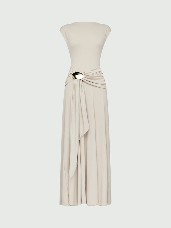 SHIMA MAXI DRESS, flat lay