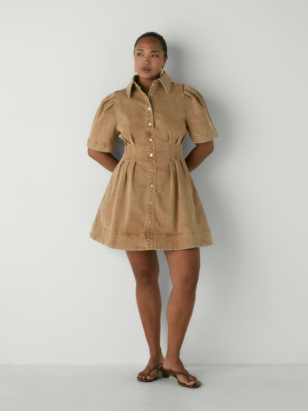 STACEY MINI DRESS, front view on size 12 model