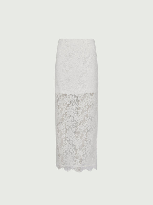 HARLOW MAXI SKIRT, flat lay