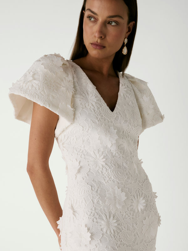 VALETTA MIDI DRESS, close-up detail