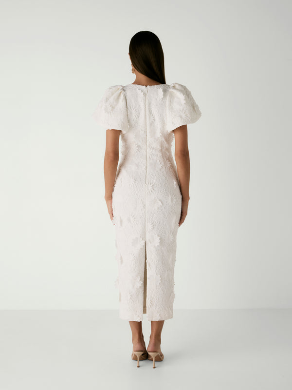 VALETTA MIDI DRESS, back view