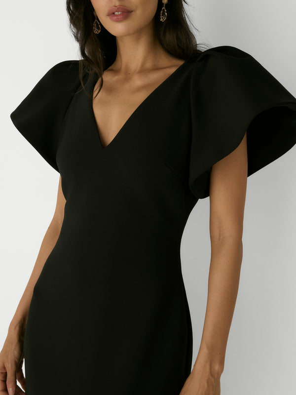 CAMILLE MIDI DRESS, close-up detail