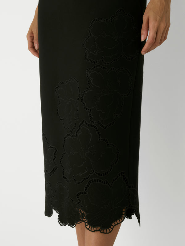 CAMILLE MIDI DRESS, close-up detail