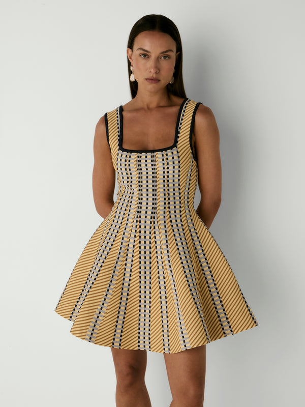 XIAH KNIT DRESS, close-up detail