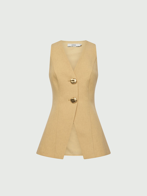 BREE VEST, flat lay