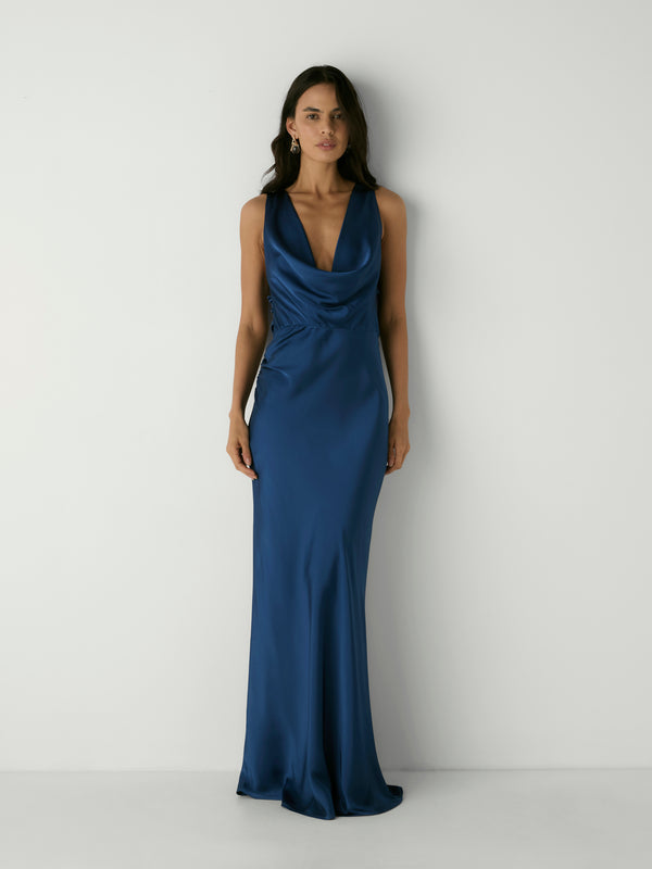 TERA GOWN, front view on size 8 model