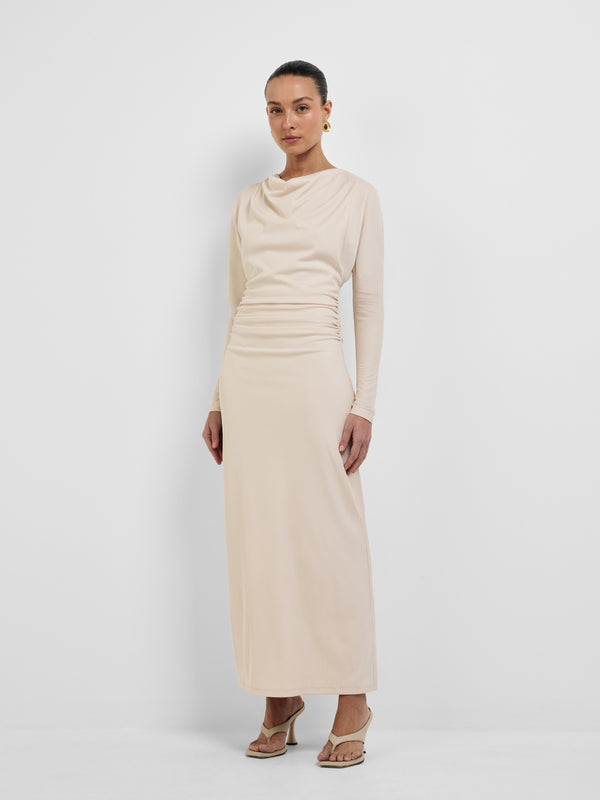 SCARLETT DRESS, front view on size 8 model