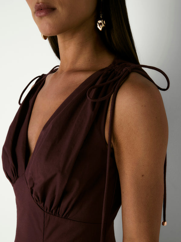TYLER MAXI DRESS, close-up detail