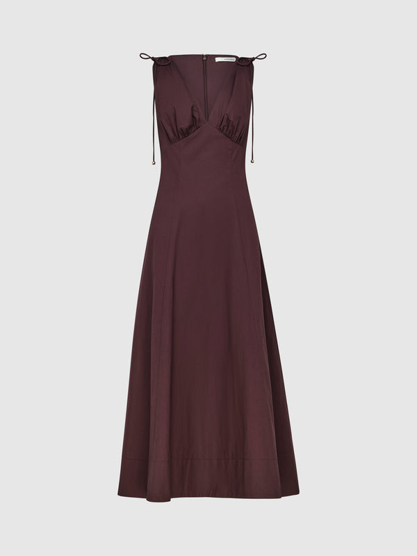 TYLER MAXI DRESS, flat lay