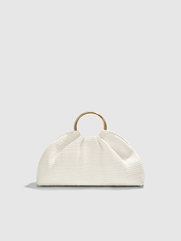 ALEESA CLUTCH, flat lay